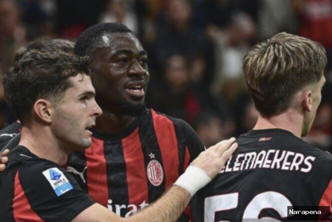 
					Hasil Liga Italia: AC Milan Libas Napoli, Naik ke Puncak Klasemen Serie A