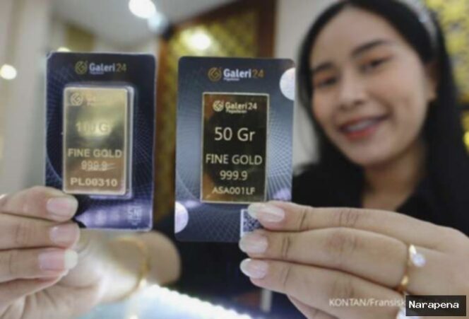 
					Harga Emas Antam Rekor Lagi, Naik Rp 12.000 ke Rp 2.234.000 Per Gram Hari Ini (30/9)