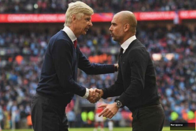 
					Pecahkan Rekor di Liga Inggris, Pep Guardiola Undang Makan Malam Arsene Wenger dan Sir Alex Ferguson