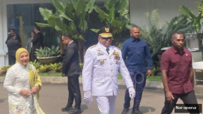 
					Prabowo Lantik Nathius Fakhiri dan Aryoko sebagai Gubernur-Wakil Gubernur Papua