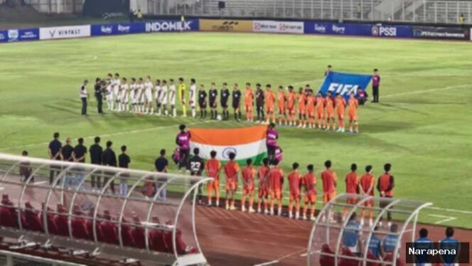 
					Hasil Laga Timnas U-23 Indonesia vs India, Babak 1 Skor 0-0