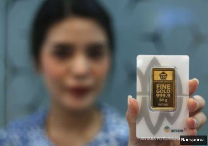 
					Harga Emas Antam Melonjak Rp 34.000 ke Rp 2.284.000 Per Gram Hari Ini, Selasa (7/10)